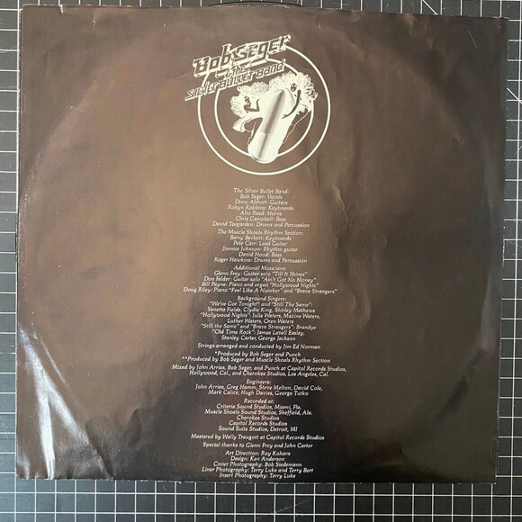 Bob Seger & The Silver Bullet Band - Stranger In Town Vinyl Album - Picture 3 of 6